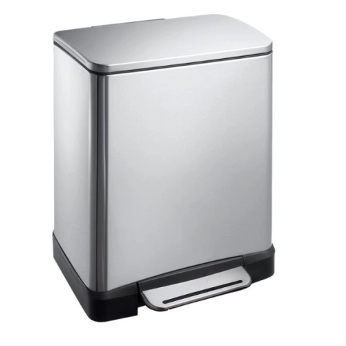 Merida CUBE Prostokątny kosz na odpady 20 L stal matowa